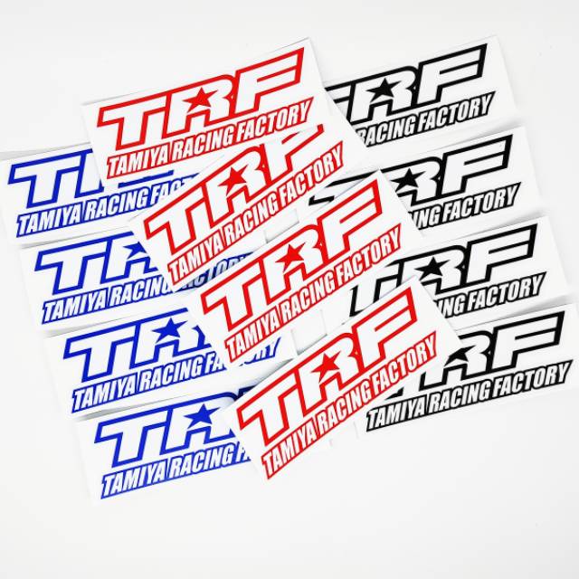 Jual Sticker Tamiya Racing Factory TRF Mini 4wd | Shopee Indonesia
