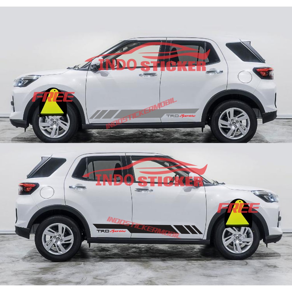 Jual STRIPING STICKER STIKER MOBIL RAIZE ROCKY STIKER TRD SPORTIVO ...