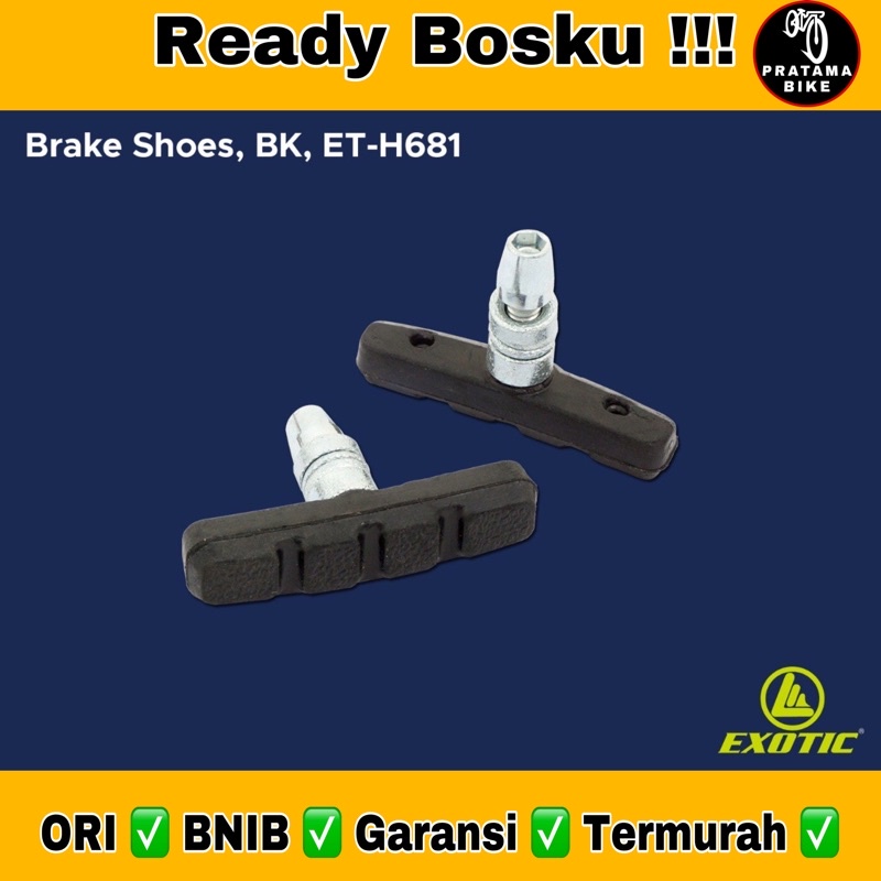 Jual Kampas Rem Sepeda Premium Brake Shoes Exotic Murah | Shopee Indonesia