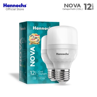 Jual Hannochs Lampu Bohlam LED NOVA 12W Cahaya Putih Paket Isi 3pcs ...