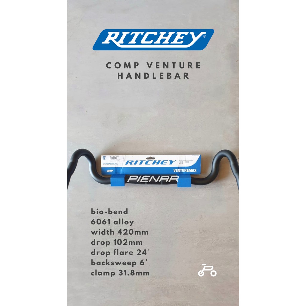 Jual HANDLEBAR DROP BAR RITCHEY VENTUREMAX VENTURE MAX 400 420MM GRAVEL ...