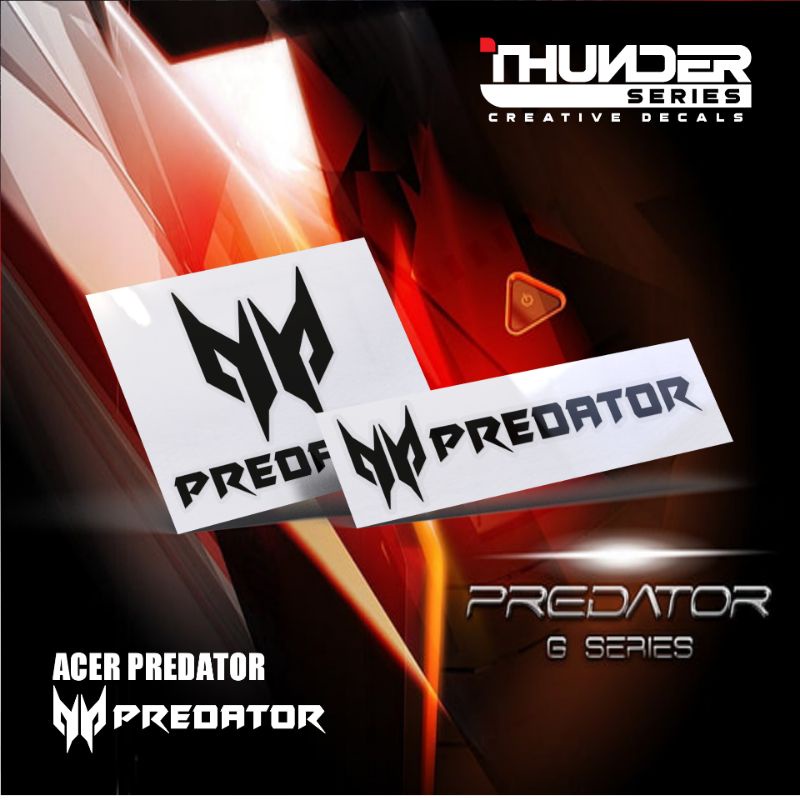 Jual Stiker Acer Predator | Cutting Sticker Acer Predator PC | Shopee ...