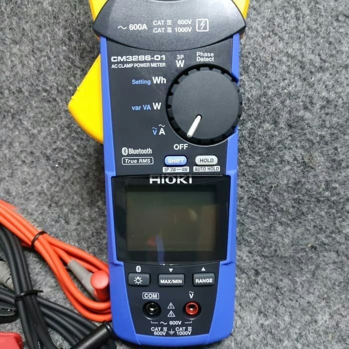 Jual AC Clamp Power Meter True RMS dan Bluetooth Hioki CM3286-01 CAT ...