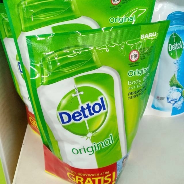 Jual DETTOL BODYWASH 410ml FREE 250ml | Shopee Indonesia