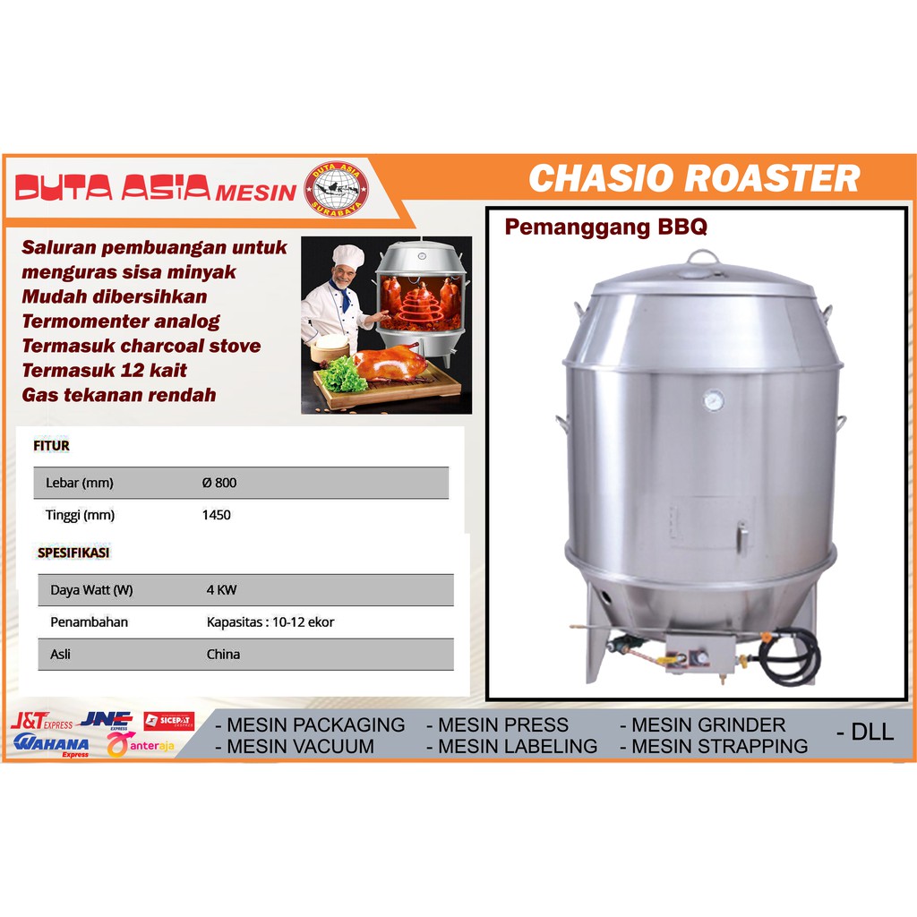 Jual MESIN GAS DUCK/ CHASIO ROASTER Shopee Indonesia