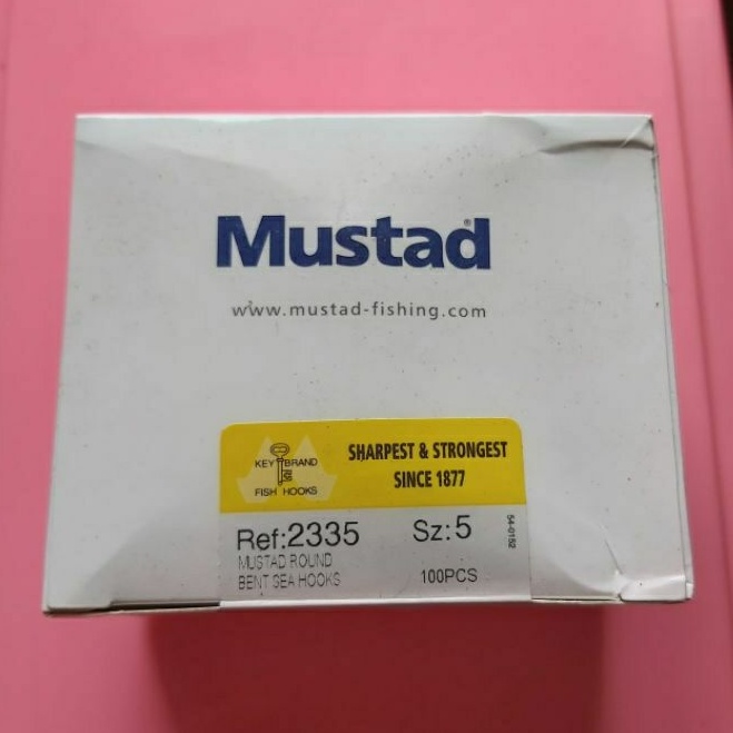 Kail Mustad putih type 2335 no. 12