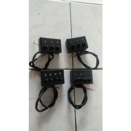 Jual panel saklar custom 4 titik | Shopee Indonesia