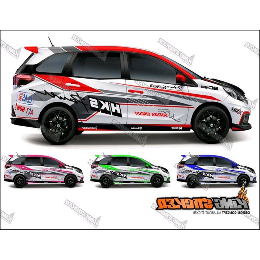Jual Cutting Sticker striping mobil racing sport simple keren 03 ...