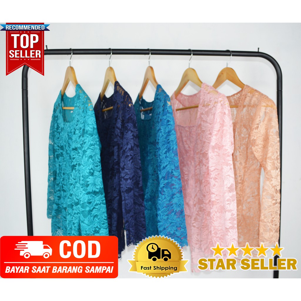 Jual Kebaya - Kebaya Modern Kebaya Brukat Bali Atasan Kebaya Brukat