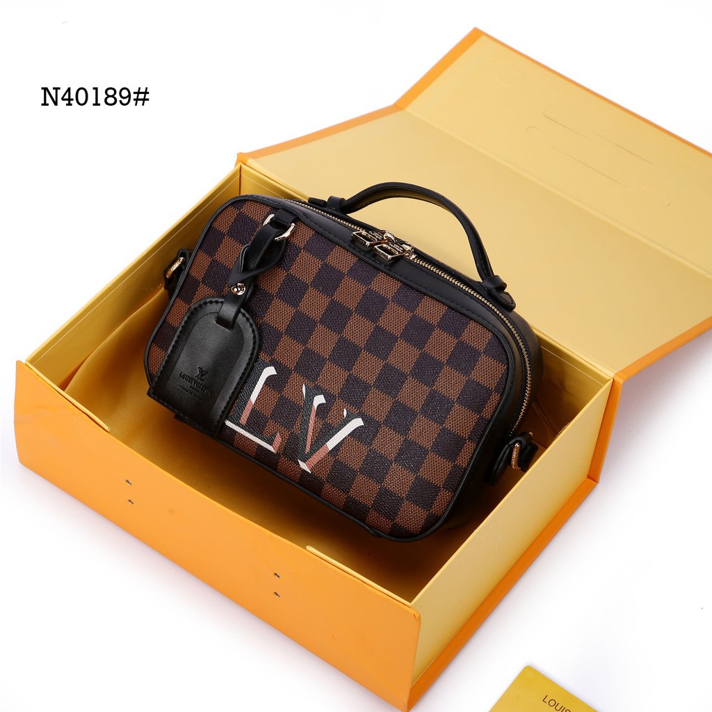 Authentic LOUIS VUITTON Damier Santa Monica N40189 Shoulder bag  #260-005-969