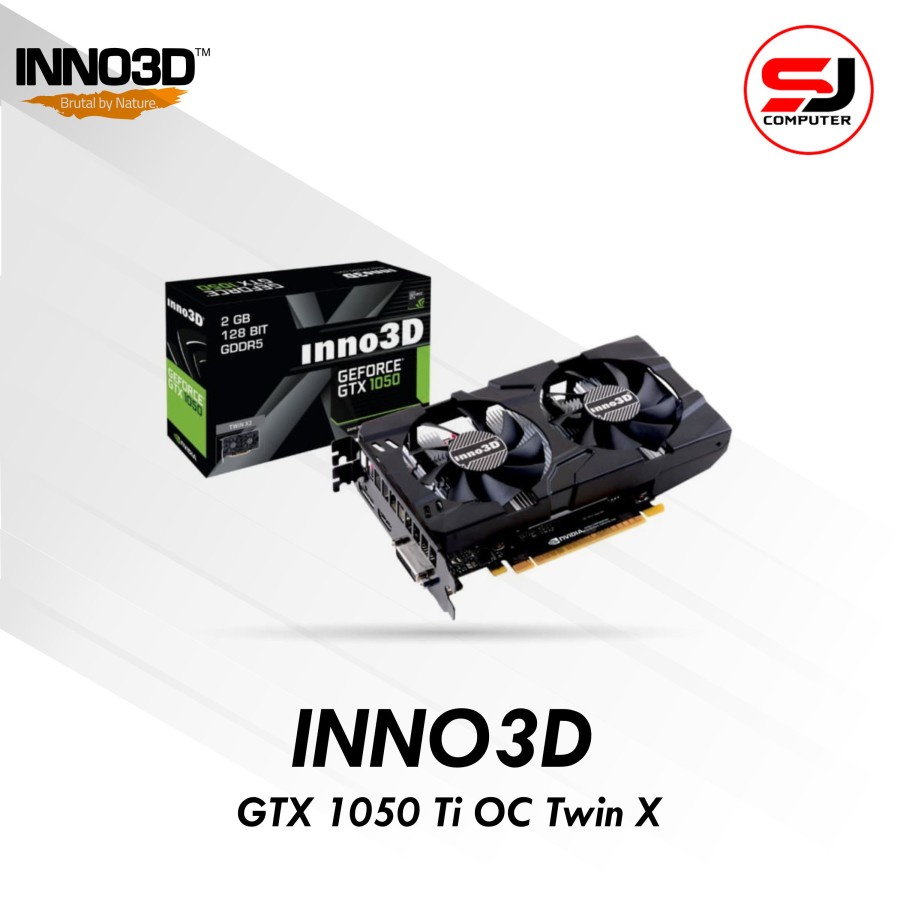 Jual Inno3D GTX 1050 Ti 4GB OC Twin X - OC Edition | Shopee Indonesia