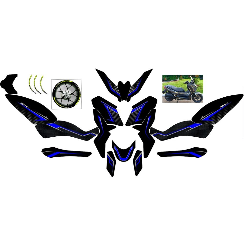 Jual Dijual decal sticker xmax 250 fullbody decal xmax custom Murah ...