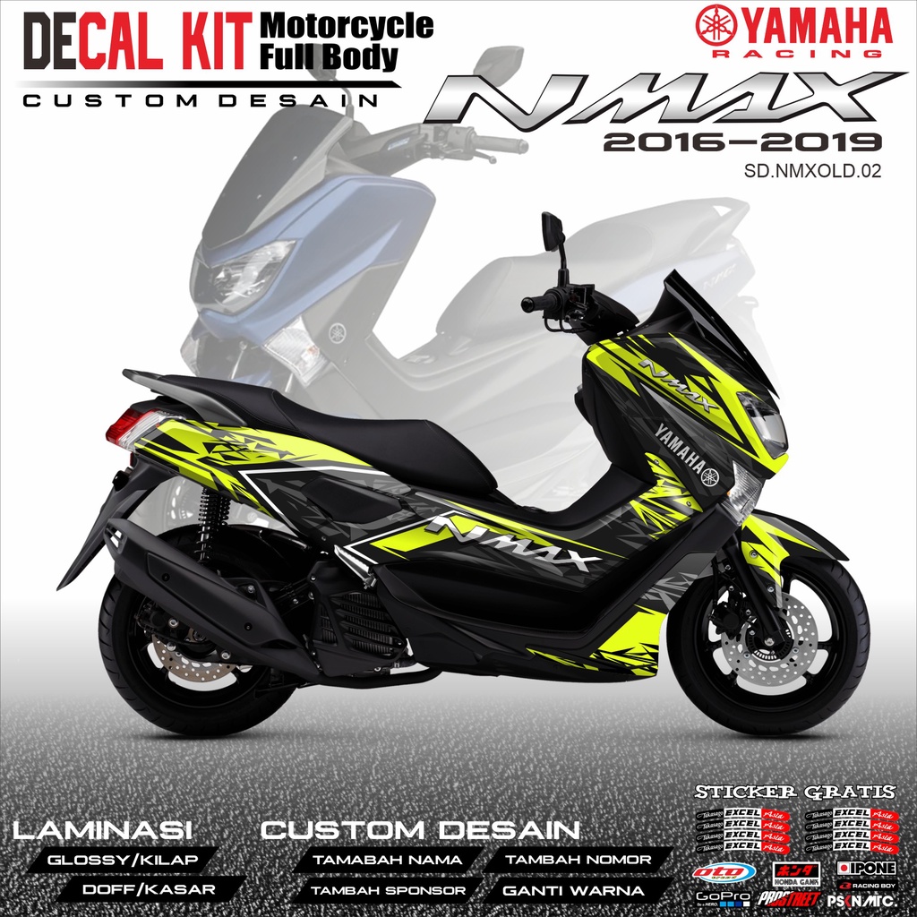 Jual Decal NMAX OLD 2016 - 2019 - Dekal Stiker Striping Fullbody ...