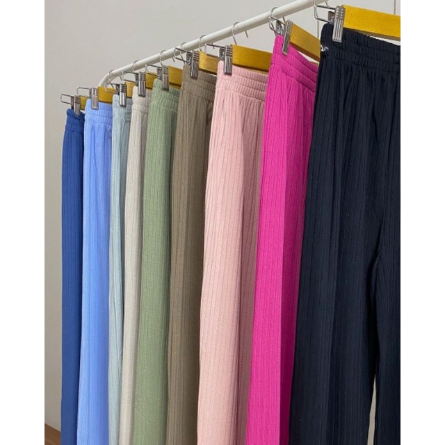 Jual Kinan Kulot Knit Pant Celana Kulot Hw Shopee Indonesia