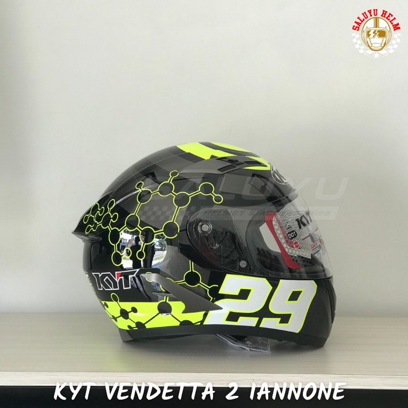 Helm kyt iannone half hot sale face