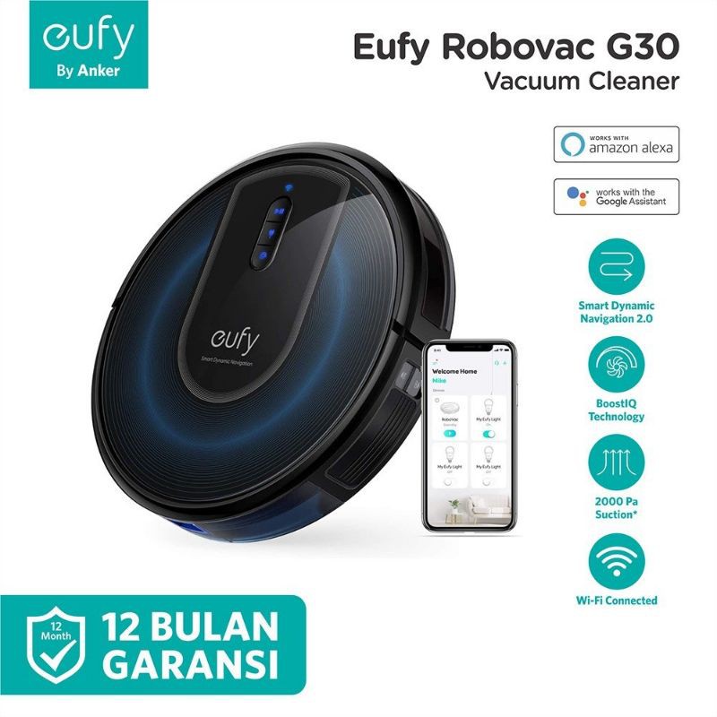 eufy clean G30 ほぼ新品！希少ホワイトロボット掃除機 スマートナビ 
