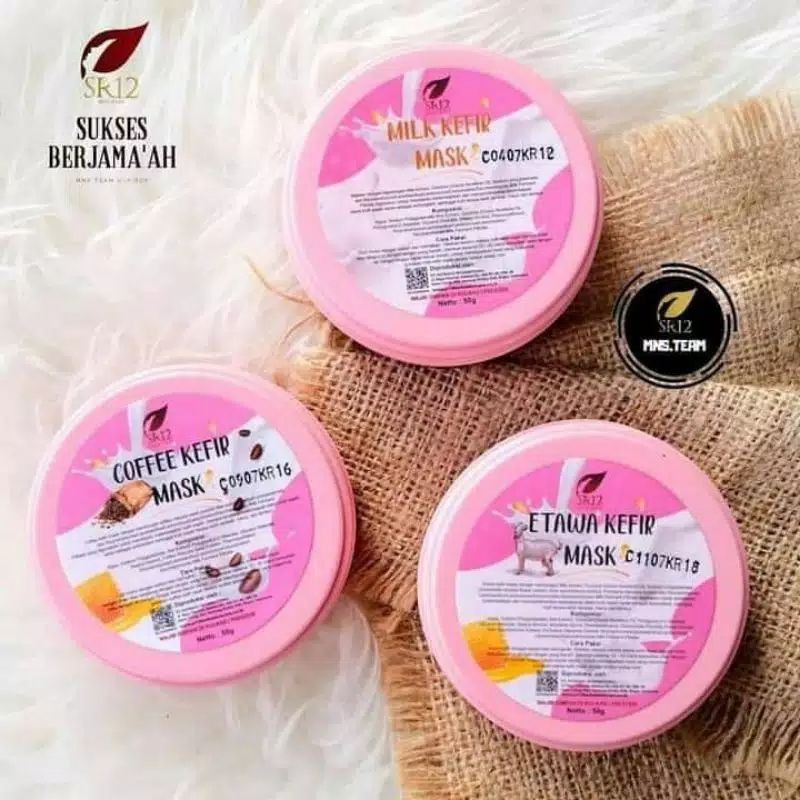 Jual Sr12 Mask Kefir||Masker Susu Sehat||Mengeluarkan Racun di Wajah ...