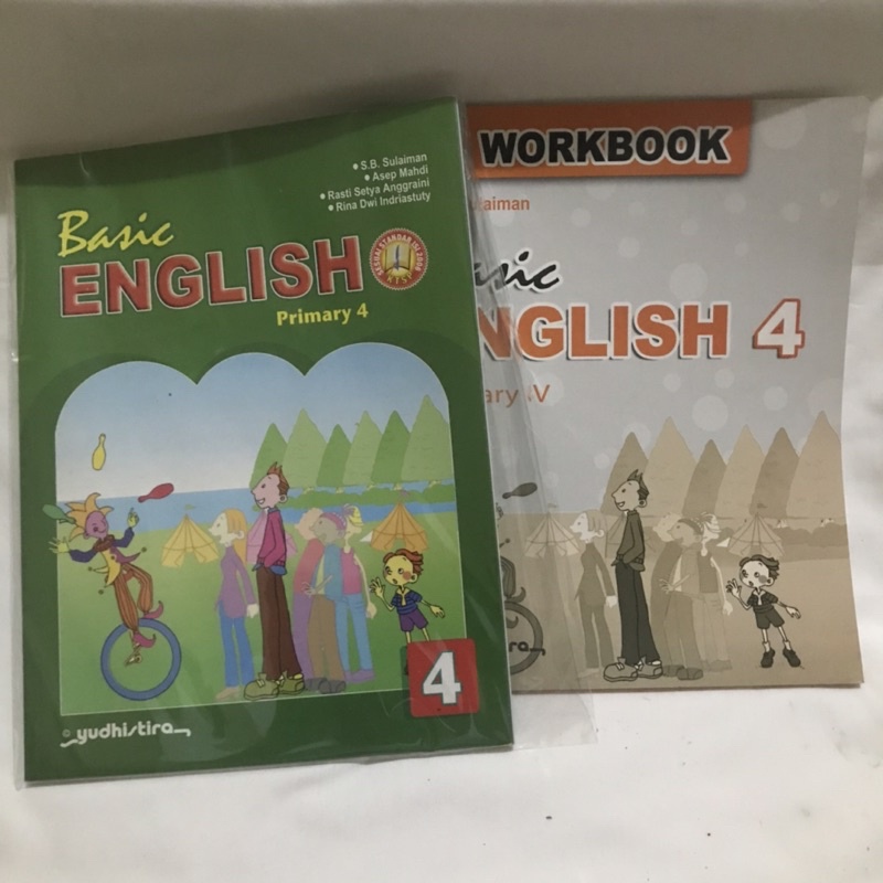 Jual Paket Basic English Primary 4 Textbook Dan Workbook - Yudhistira ...