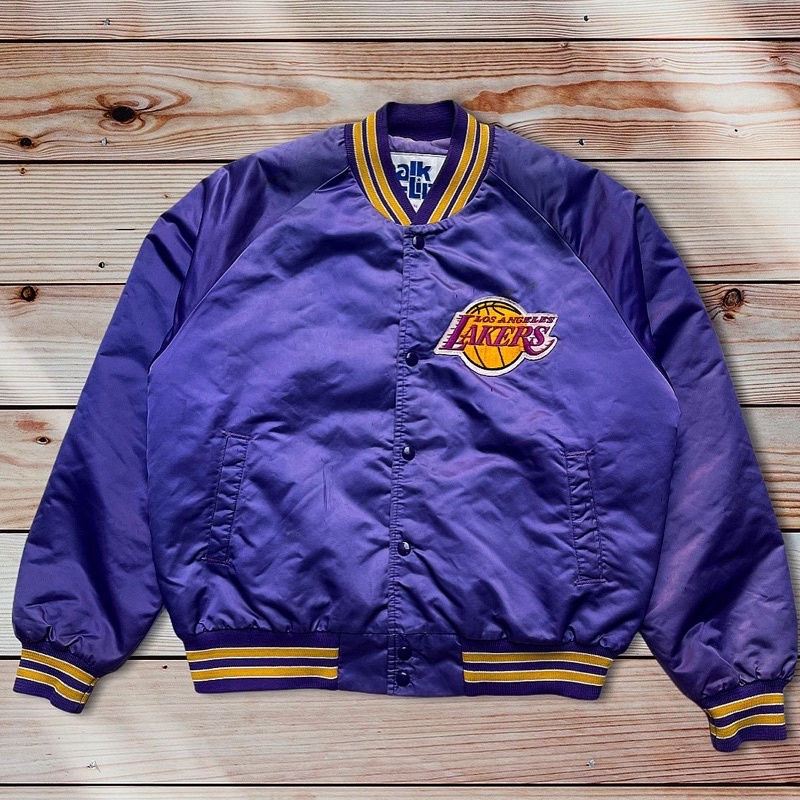 Vintage Los Angeles Lakers Chalk Line Jacket – For All To Envy