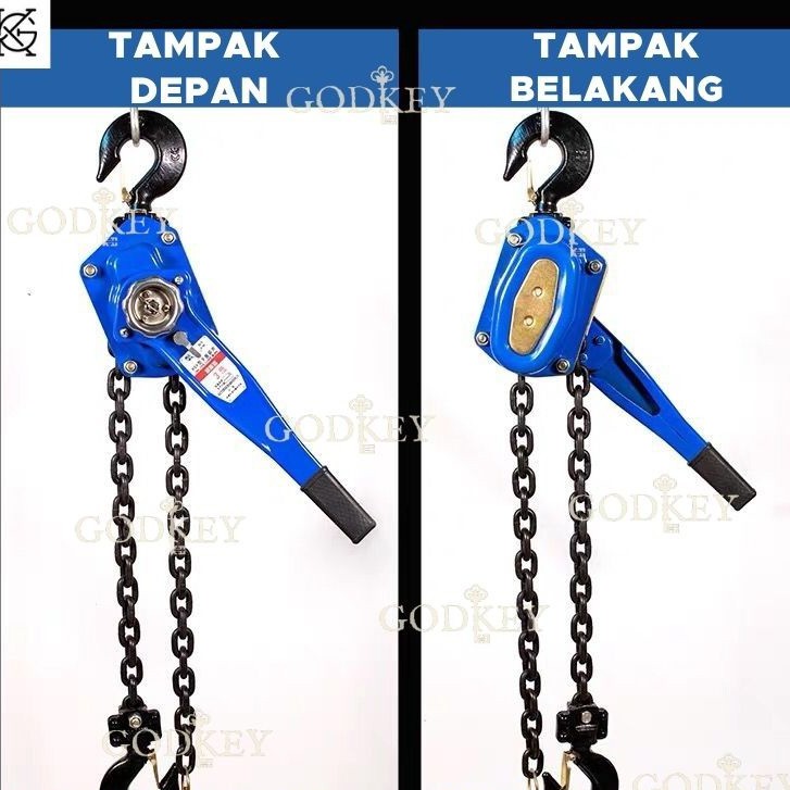 Jual JAPAN Lever Block Lifting Hoist 1 ton x 5 meter Kotrek Rantai ...