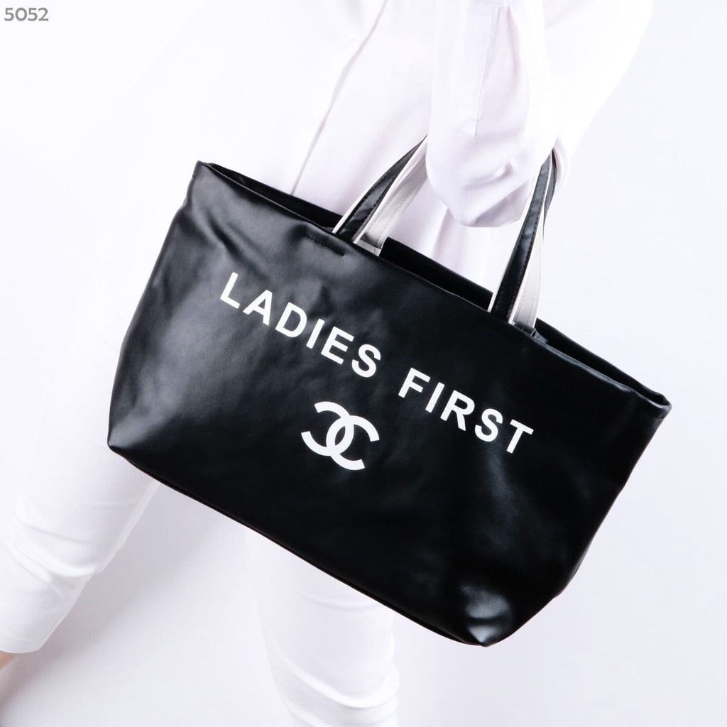 Jual COD Tas Wanita Chanel Premium Ladies First Tote shoppingbag kapasitas besar Kulit emboss Shopee Indonesia