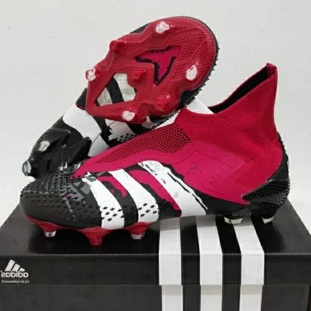 Jual Sepatu Bola Adidas Predator Mutator 20 Merah Putih Hitam Fg Adidas 20 Adidas Red 7784