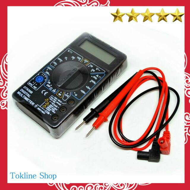 Jual Digital Multimeter Tester Multitester Voltmeter Ukur Tegangan Daya ...