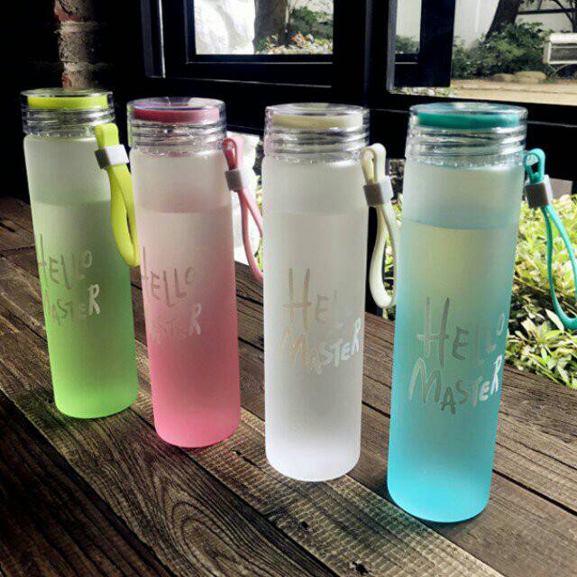 Jual Botol Kaca Hello Master FREE POUCH | Shopee Indonesia