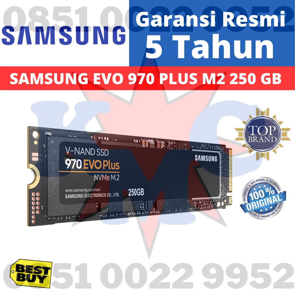 Jual Samsung SSD 970 EVO PLUS Pcie Nvme 250GB Samsung 970 250