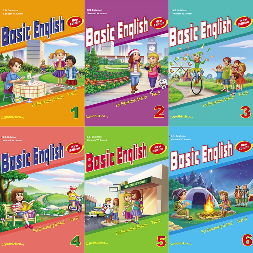 Jual Buku SD Basic English Kelas 1/2/3/4/5/6 Yudhistira | Shopee Indonesia