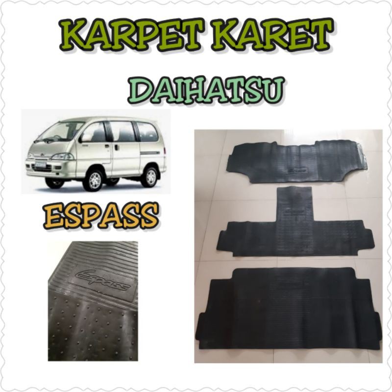 Jual Karpet Karet Alas Lantai Mobil Daihatsu Espass Shopee Indonesia