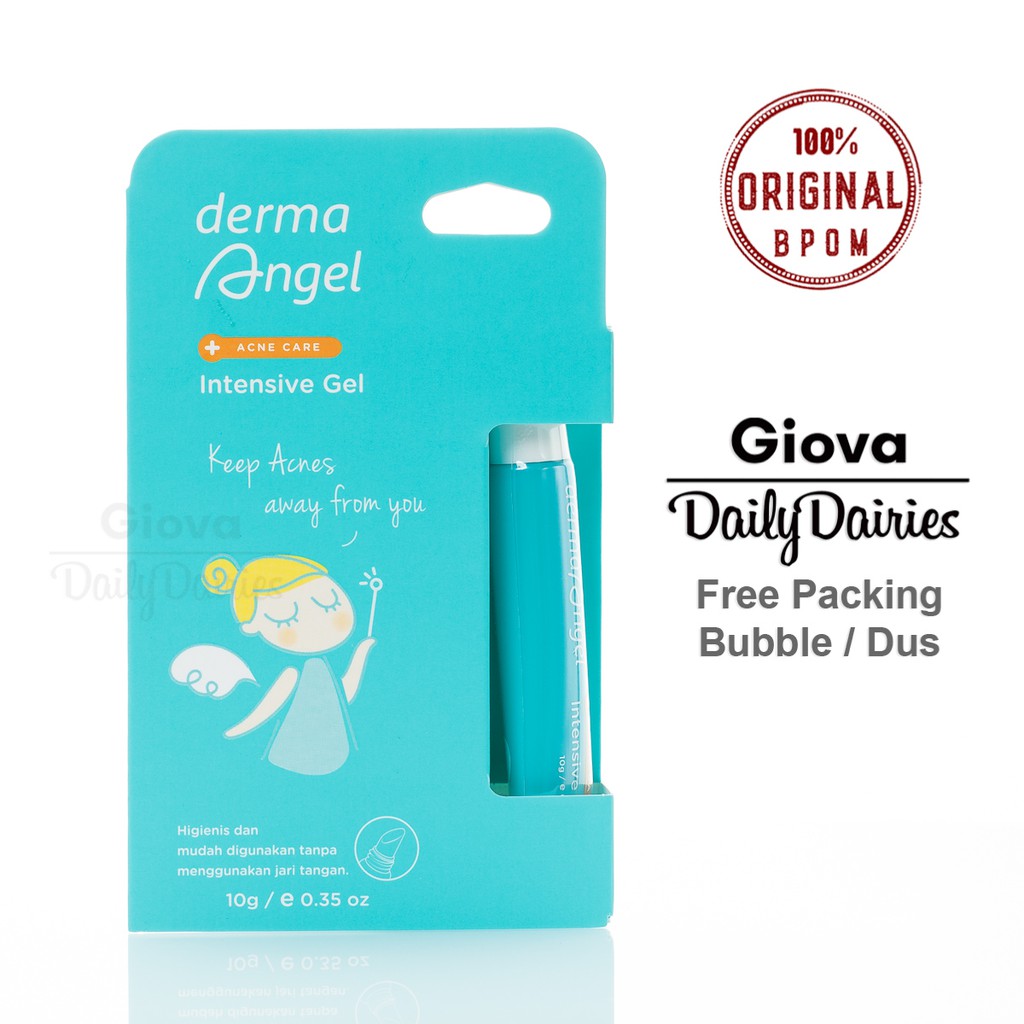 Jual Derma angel acne care intensive gel 10g krim obat jerawat Shopee