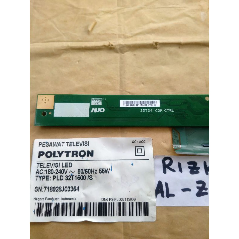 Jual Ticon TCON Panel TV Polytron PLD 32T1500S 32T1500 | Shopee Indonesia