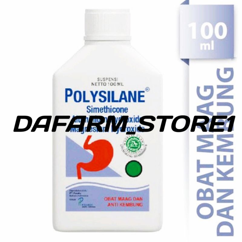 Jual Polysilane Syrup 180 ml / Obat Maag/ Obat Kembung | Shopee Indonesia