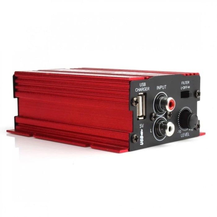 Jual Mini Hifi Car Power Amplifier Stereo 500W 2CH 2 Channel Ampli