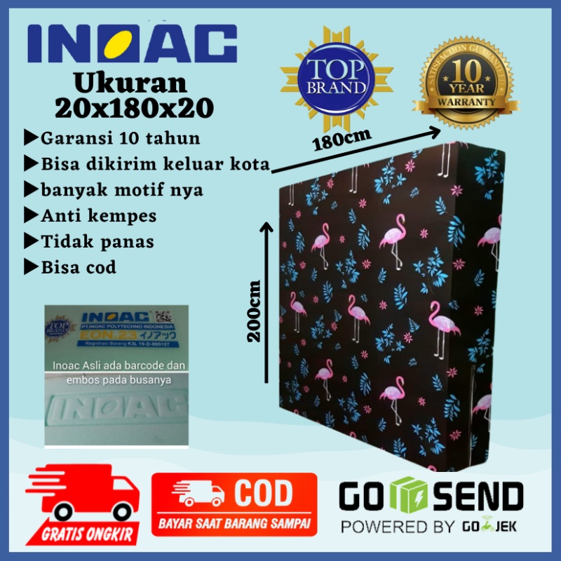 Jual Kasur Busa Inoac 200x180x20 D23 No 1 Garansi 10 Tahun Original ...