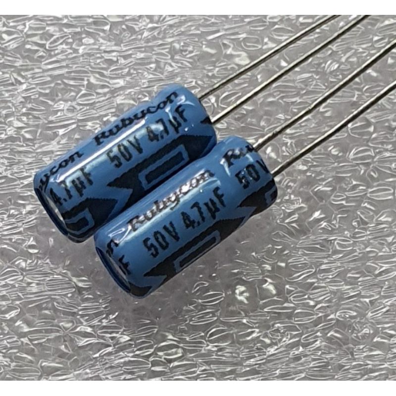 TEAPO 4.7uF 50V Radial Electrolytic Capacitor - 25-Pack (5x11.5mm, 105°C)