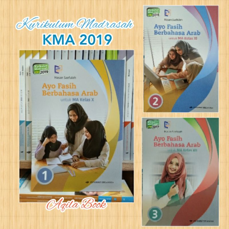 Jual Buku Ayo Fasih Berbahasa Arab Untuk Ma 1 2 3 Kelas X Xi And 12 Kurikulum Madrasah Kma 2019 