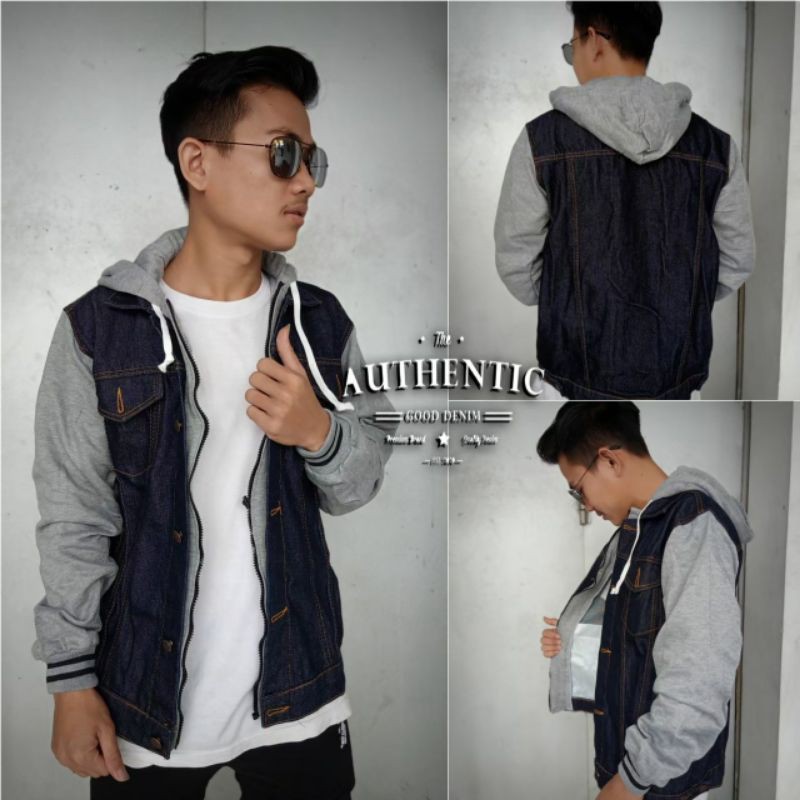 Jual COD (bayar di tempat)hoodie jeans | Shopee Indonesia