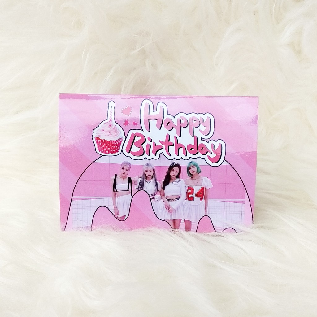 Jual Blackpink Birthday Card Ver.1 | Kartu Ucapan Ulang Tahun Versi 1