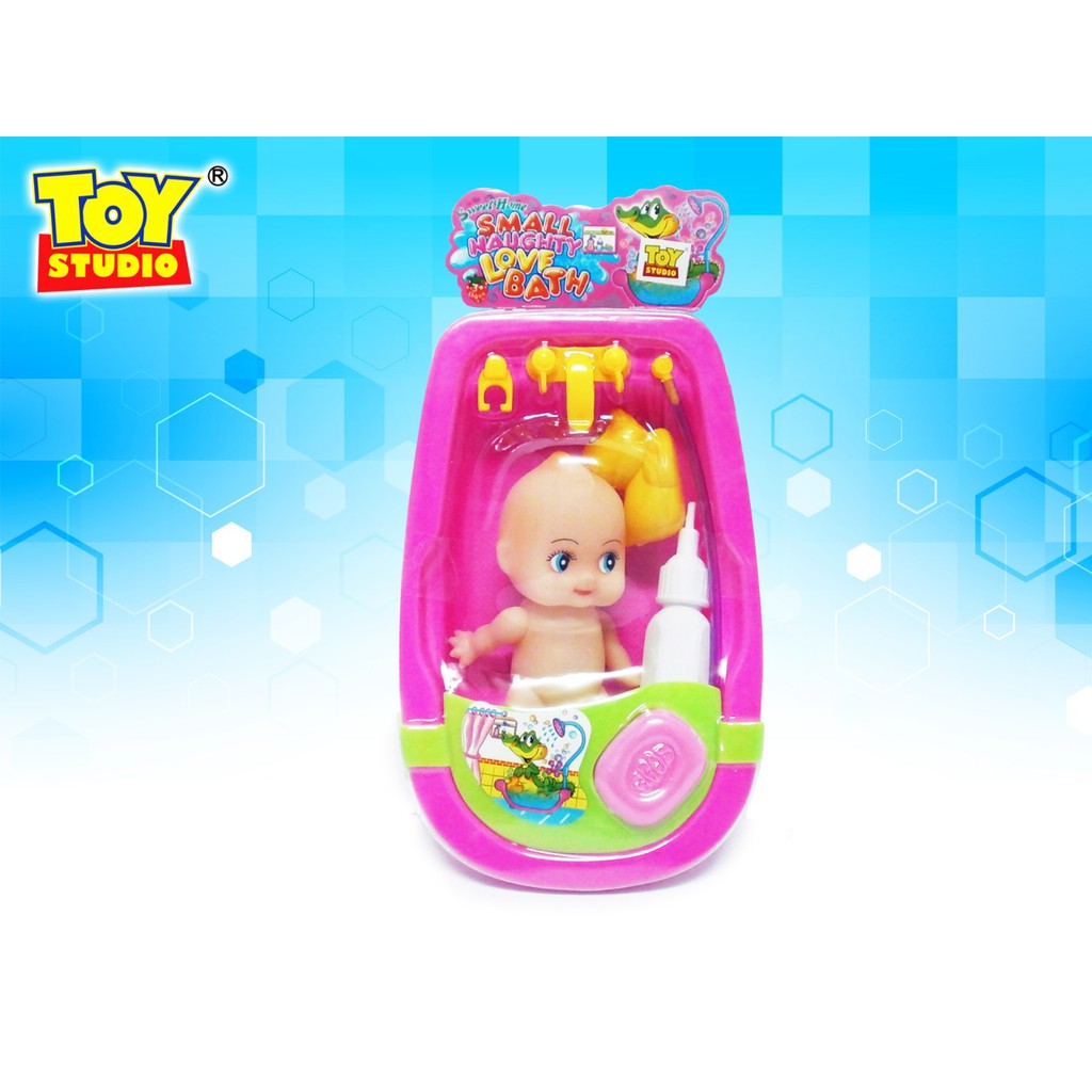 Jual Mainan Anak Toy Studio Baby Alive Shower Bath Tub Bak Mandi Playset Shopee Indonesia