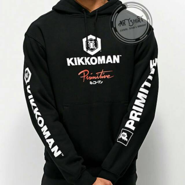 Jual Hoodie jumper zipper basic DISTRO KIKKOMAN PRIMITIVE