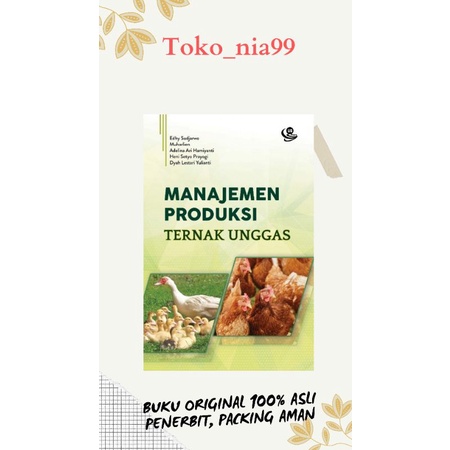 Jual Buku Manajemen Produksi Ternak Unggas UB PRESS ORI | Shopee Indonesia