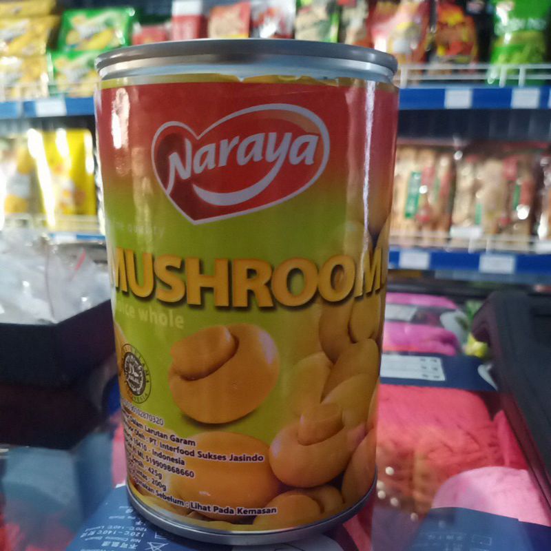 Jual Naraya Mushroom Whole Jamur Kaleng Shopee Indonesia