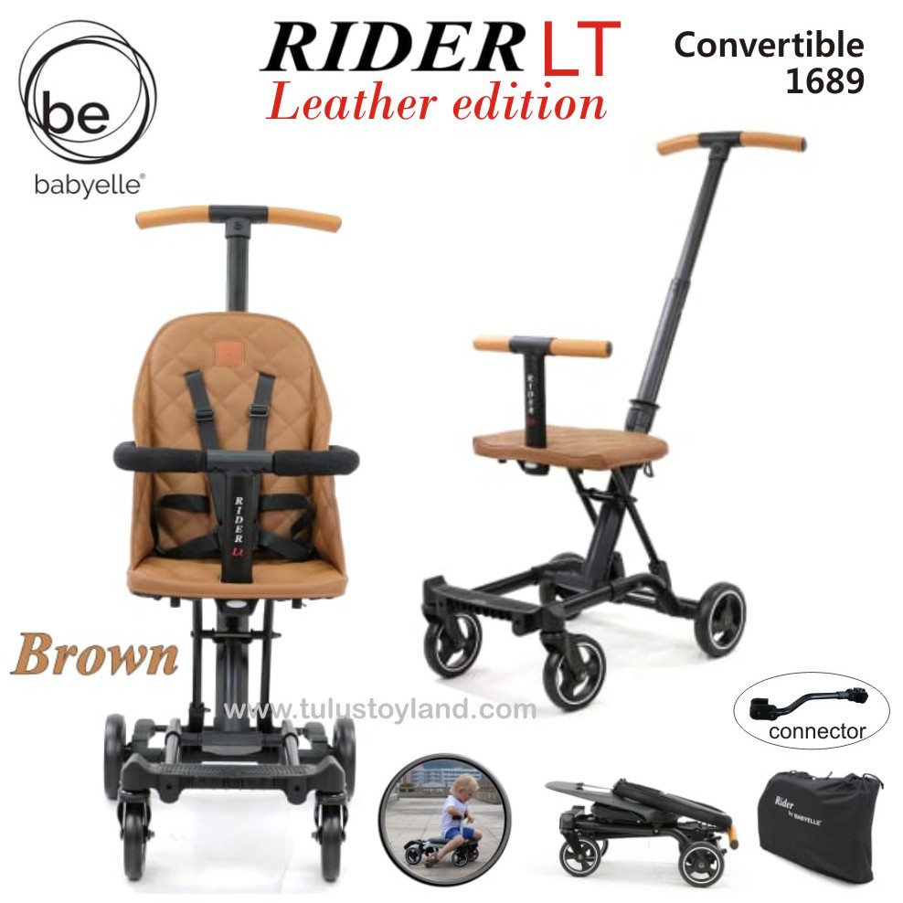 R12 S Babyelle RIDER Convertible Baby Elle Stroller board cabin size atau Rider LT SP DX Special Kulit super.kerren