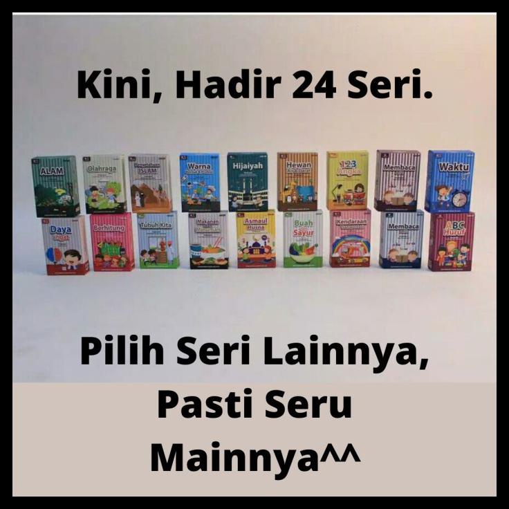 Jual Flash Card Kartu Edukasi Anak Flashcard Konsep Paket Belajar 1-7 ...