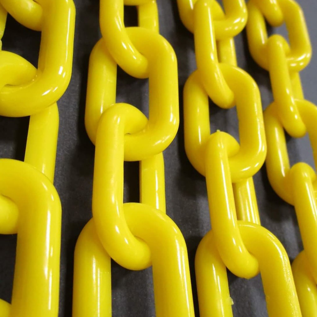Jual Rantai Plastik Pvc 6mm x 1 meter - Kuning / Hanger Chain Plastic ...