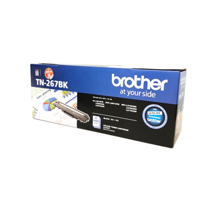Toner Brother Original TN267 BK for DCP-L3551CDW, MFC-3735CDN, dll - Original Resmi (4)