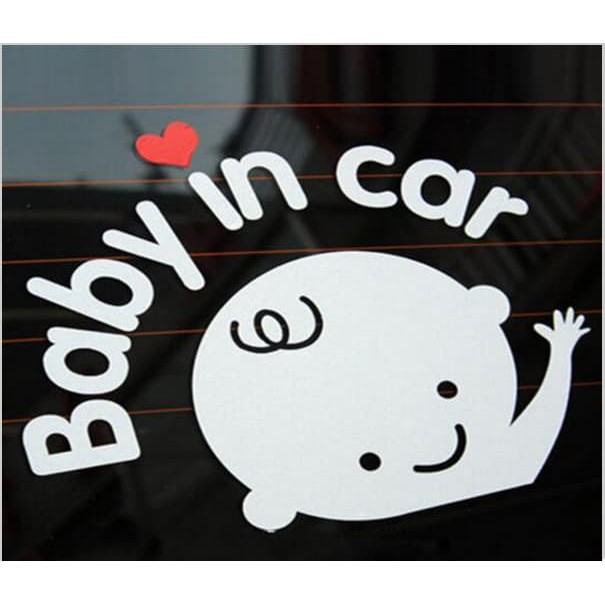 Jual Sticker Mobil Baby in Car (Boy) lucu dan unik | Shopee Indonesia