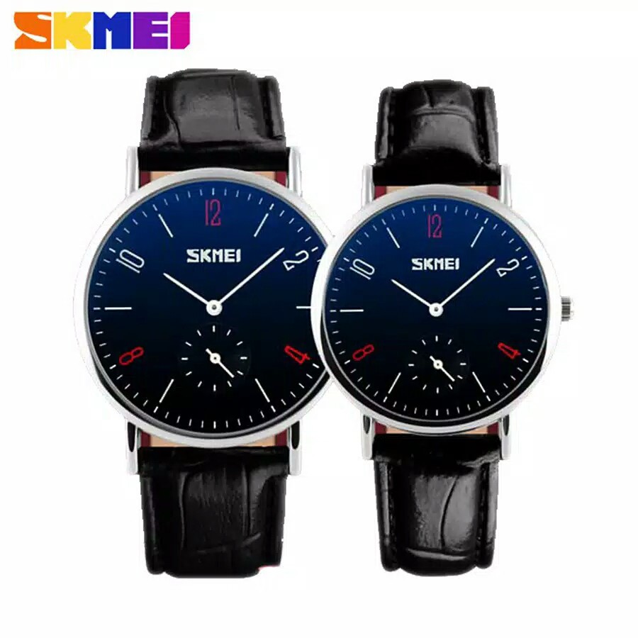 Jam couple hot sale skmei